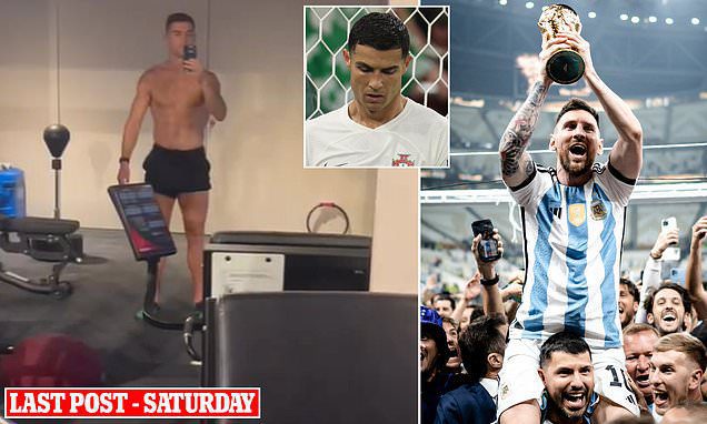 Cristiano Ronaldo remains SILENT to his 780M followers after Lionel Messi shot Argentina to glory  | Daily Mail Online