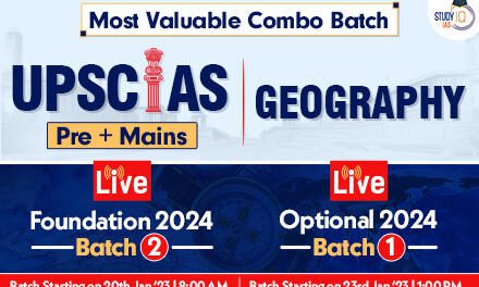 UPSC IAS (Pre + Mains) LIVE Foundation 2024 Batch 2 + Geography Optional 2024 Batch 1