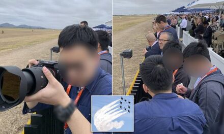 Chinese taking photos at Australia’s defence aircraft show Avalon arouse suspicions | Daily Mail Online
