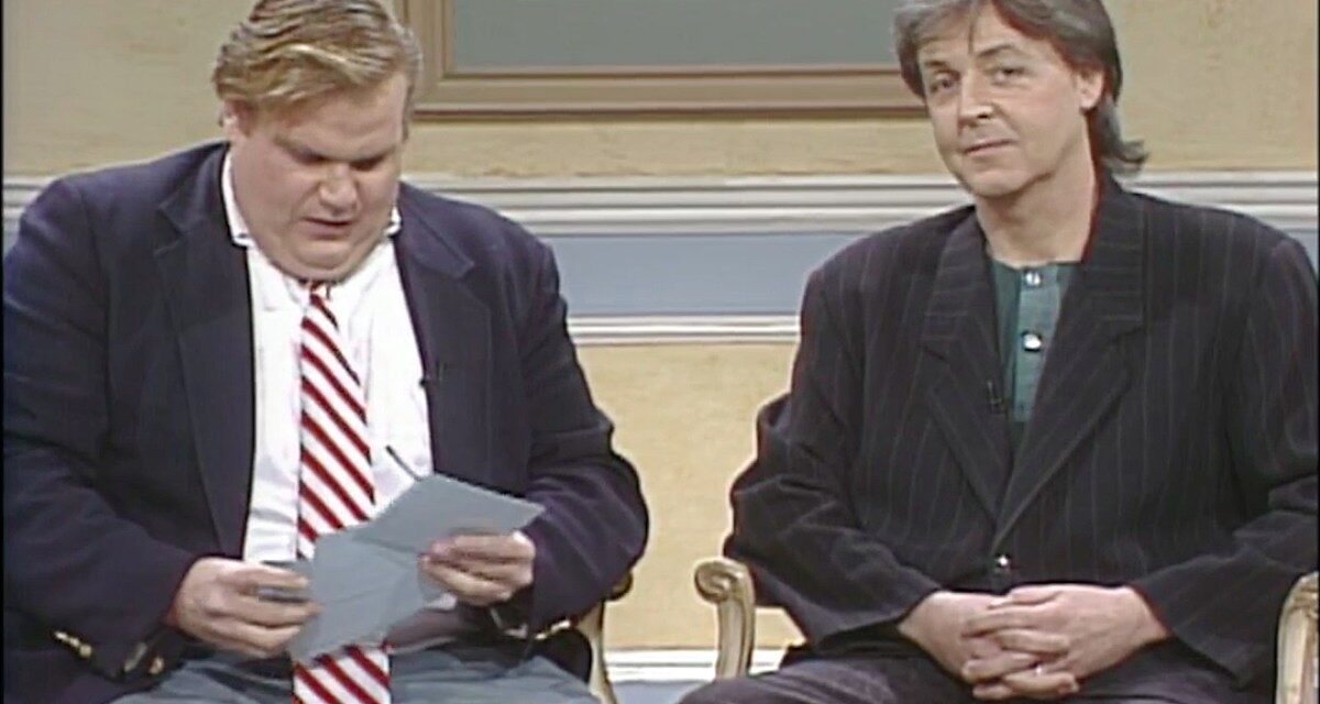30 Years Ago: Chris Farley Interviews Paul McCartney on ‘SNL’