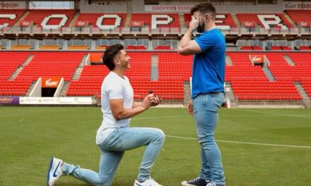 Football’s first openly-gay player reveals he is engaged