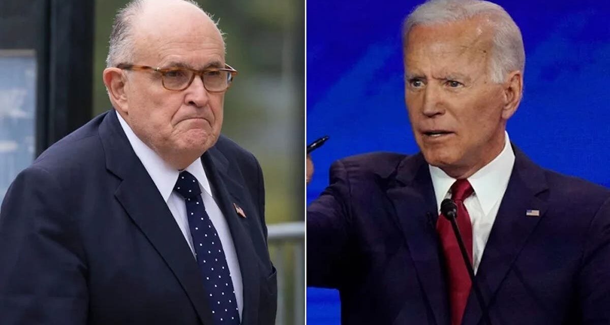 RUDY FAIL: Giuliani DROPS defamation suit against President Biden